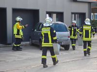 Mit Blaulicht und Atemschutz probte die Feuerwehr Magstadt den Ernstfall.