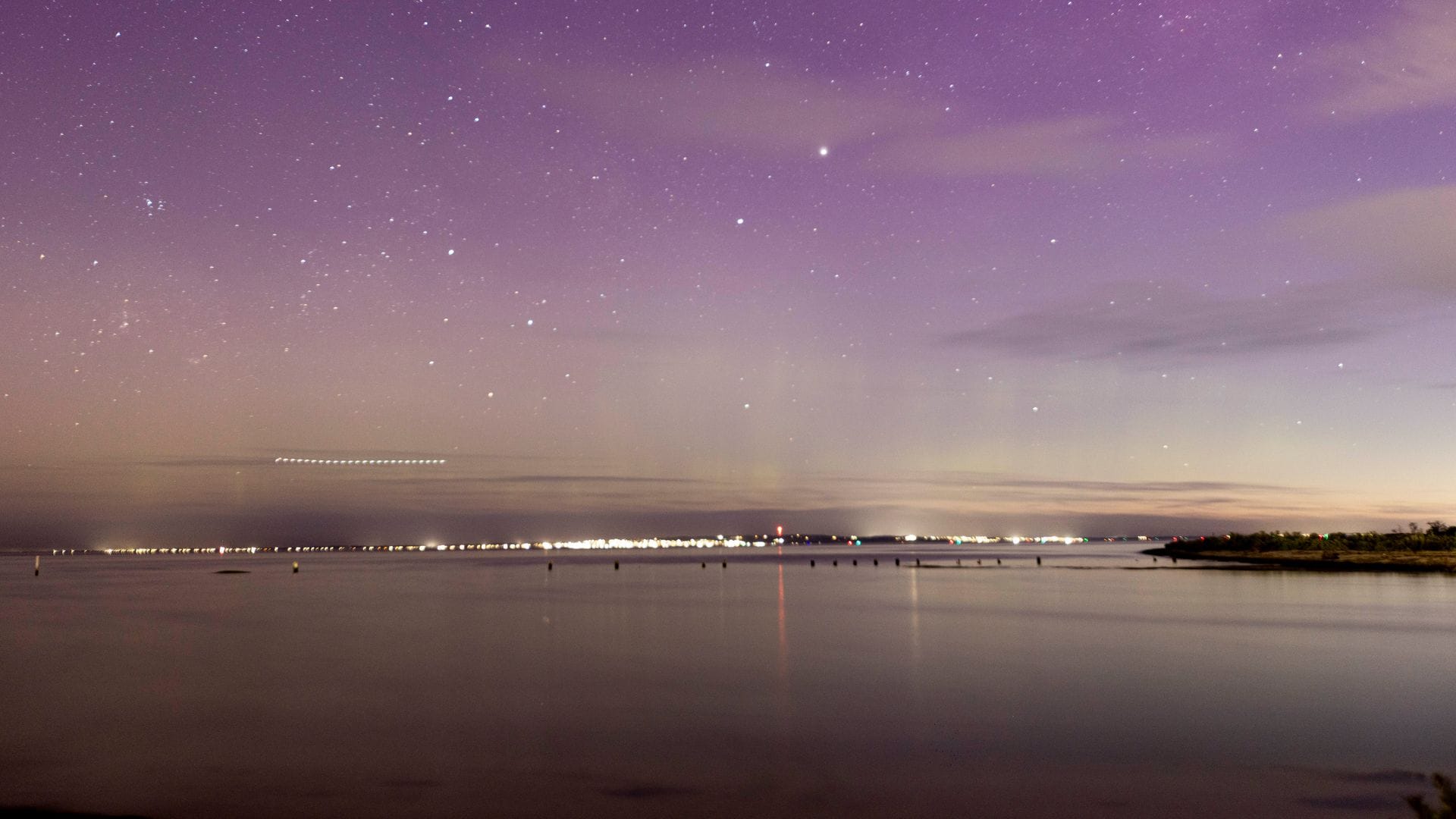 Die Aurora Australis begeisterte Menschen in Australien und Neuseeland.