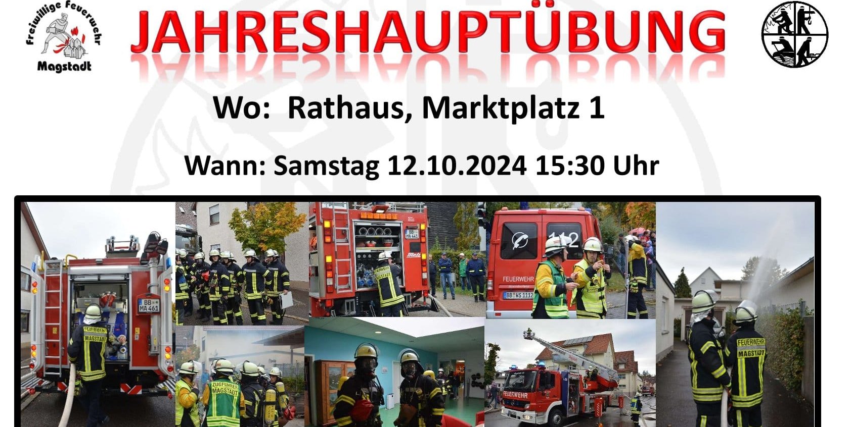 Am Samstag, 12. Oktober, veranstaltet die Feuerwehr Magstadt ihre Jahreshauptübung.