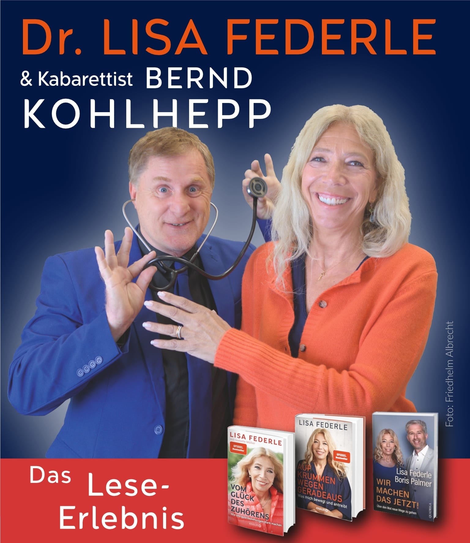 „Das Lese-Erlebnis“ am 30. Oktober in der Festhalle Magstadt.