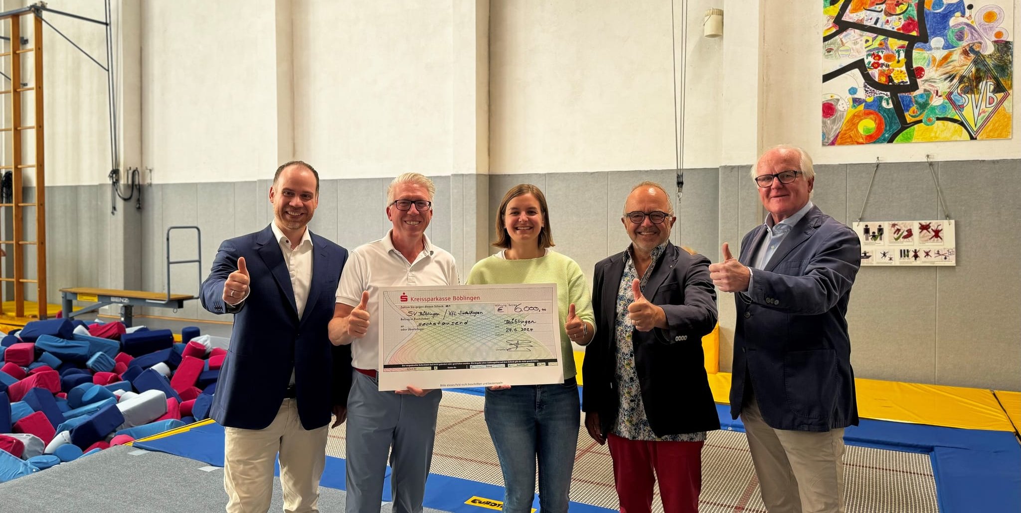 6000 Euro gingen an VfL und SVB.