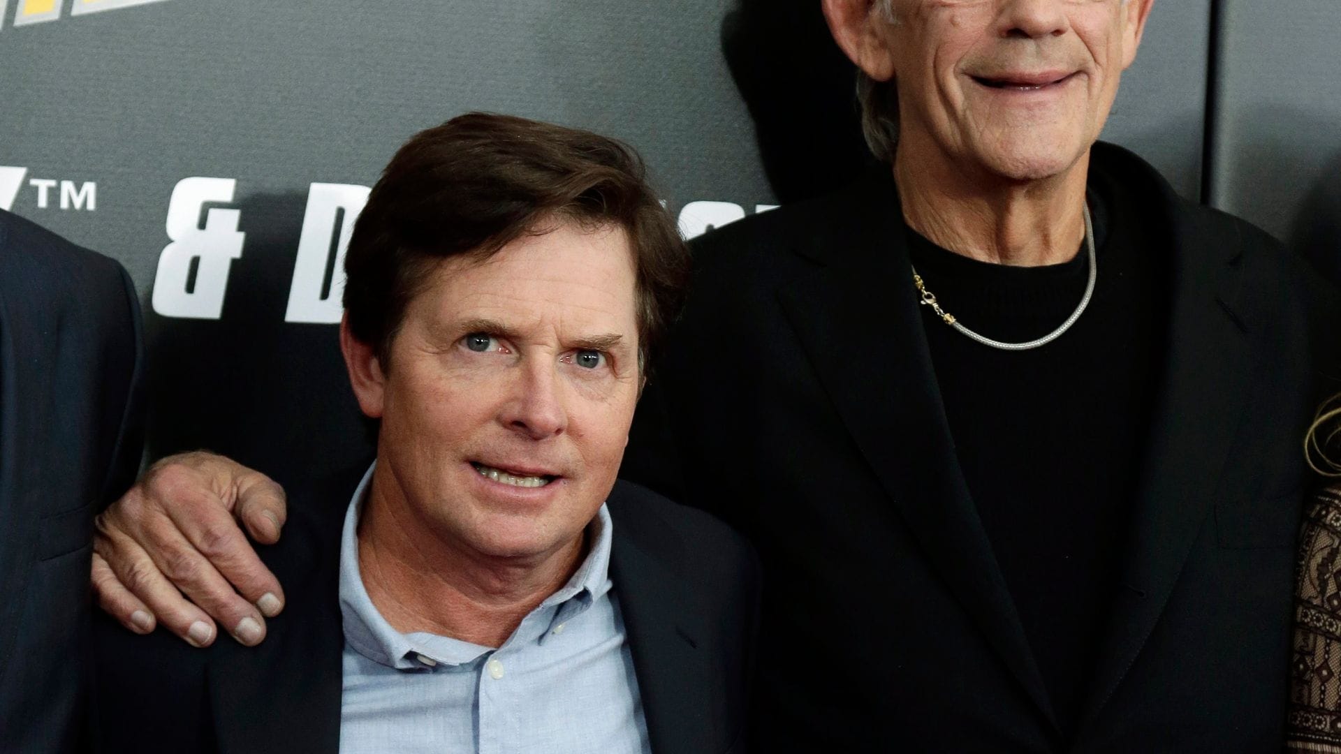 Michael J. Fox und Christopher Lloyd - hier vor zehn Jahren - wurden durch "Zurück in die Zukunft" zu Hollywood-Weltstars. (Archivbild)