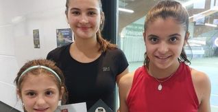 Starkes Trio bei der Jugendbezirksmeisterschaft in Sindelfingen: Dima. Lara, Luna und Lorina Dima (von links). Bild: Volkmann