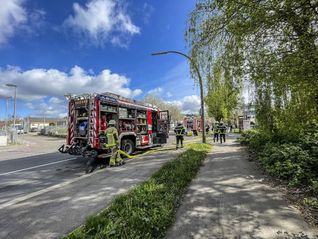 Die Sindelfinger Feuwerwehr leitete sofort die Brandbekämpfung ein.
