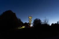 Eine Augenweide: Der beleuchtete Schönbuchturm.