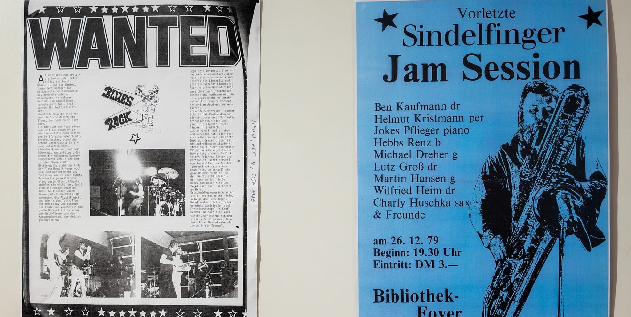 Zwei historische Plakate zeugen von vergangenen Zeiten. Bilder: Nüßle