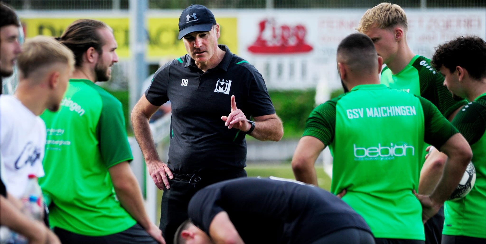 Maichingens Trainer Dieter Grieb war mit großen Teilen der zweiten Halbzeit nicht zufrieden, groß meckern wollte er nach Schlusspfiff aber dennoch nicht. Bild: photostampe
