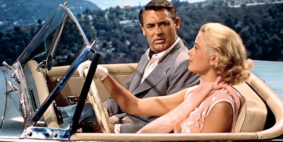 Cary Grant und Grace Kelly in „Über den Dächern von Nizza“.