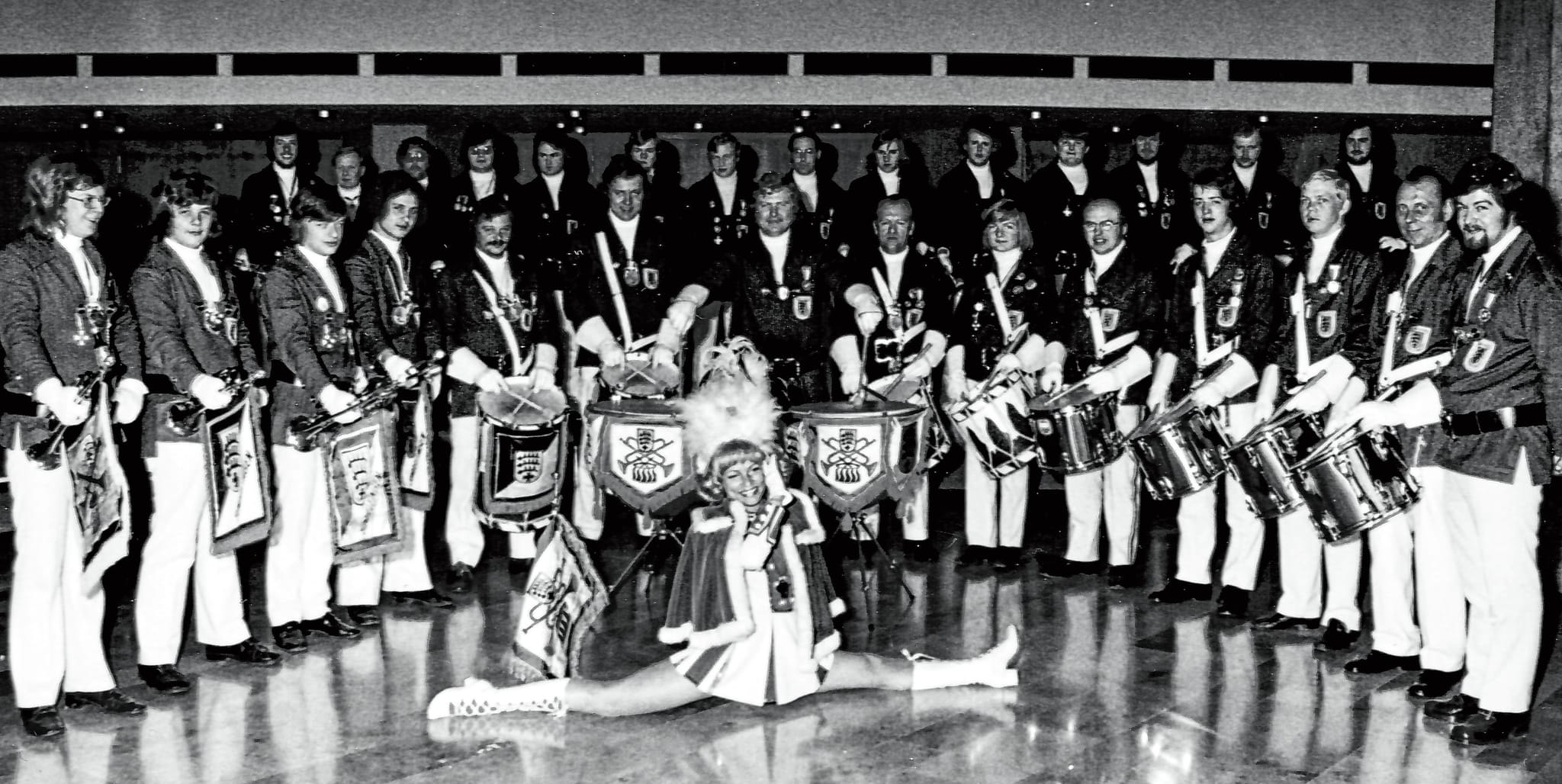 Schwarz-Weiß-Bild aus dem Jahr 1973