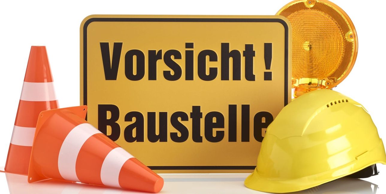 Bei Regen können sich die Arbeiten verschieben.