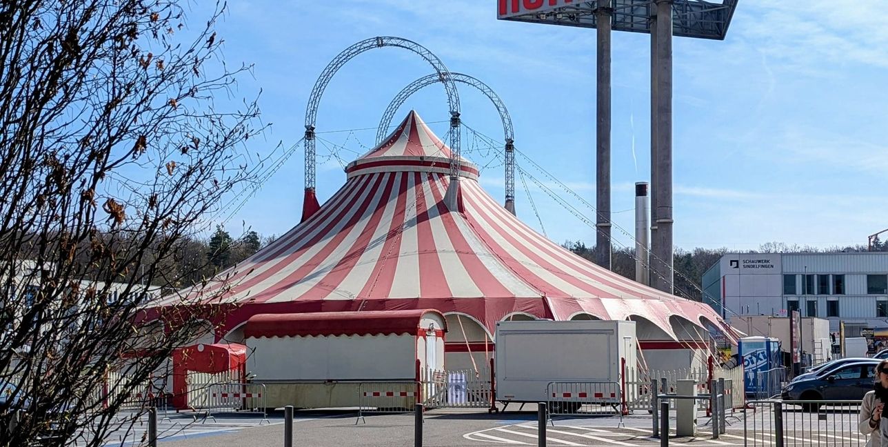 Noch bis zum 12. April: Hofmeister Ostercircus in Sindelfingen. Bild: Nüßle