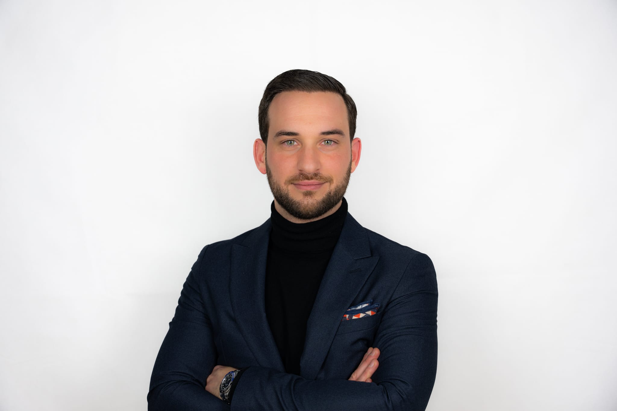 Business-Outfit: Der IT-Direktor Salvatore Romeo.