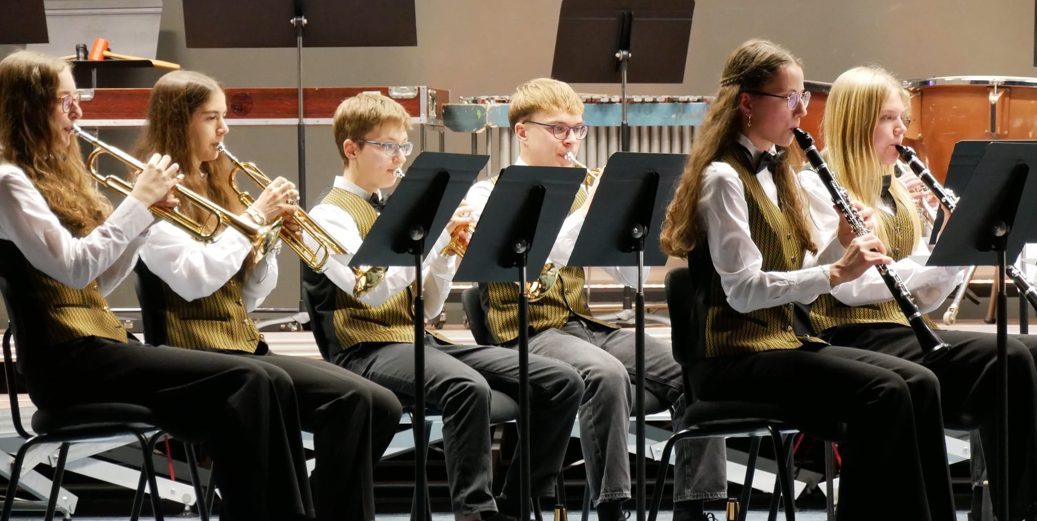 In verschiedenen Besetzungen musizierten die Mitglieder des Musikvereins Schönaich.