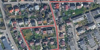 In der rot eingekreisten Fläche verlegen die Stadtwerke Sindelfingen die neuen Stromleitungen.