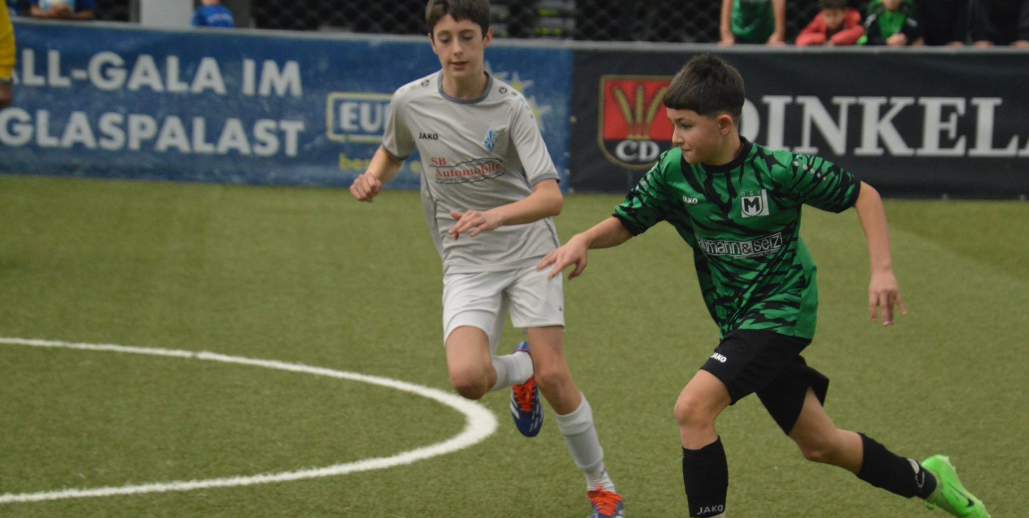 GSV Maichingen (rechts) gegen den VfL Sindelfingen.  Am Sonntag geht der Juniuoren-Städtecup im Glaspalast über die Bühne.