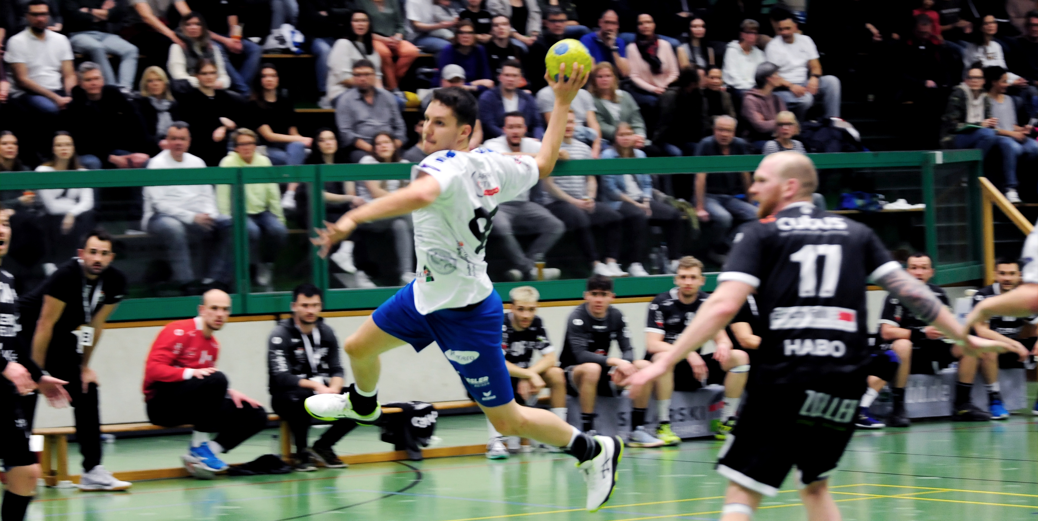 Nicholas Raff und die HSG Böblingen/Sindelfingen spielen ab 19.30 Uhr in der Murkenbachhalle.Bild: Photostampe
