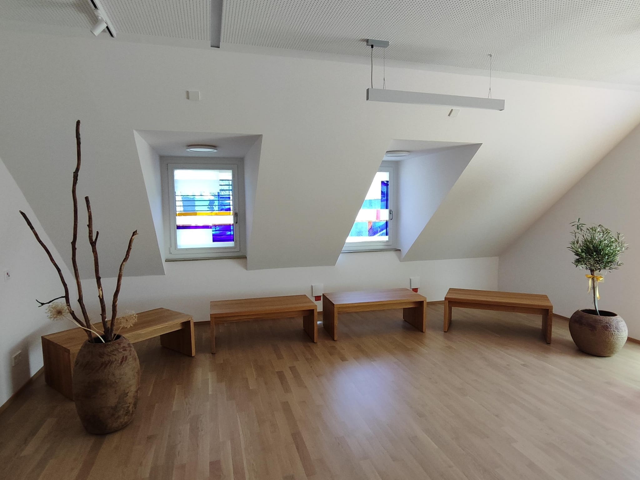 Der Raum der Stille ist ein besonderer Ort im Hospiz.