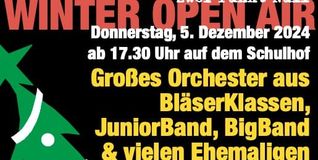 Um 17.30 Uhr geht es auf dem Schulhof los.