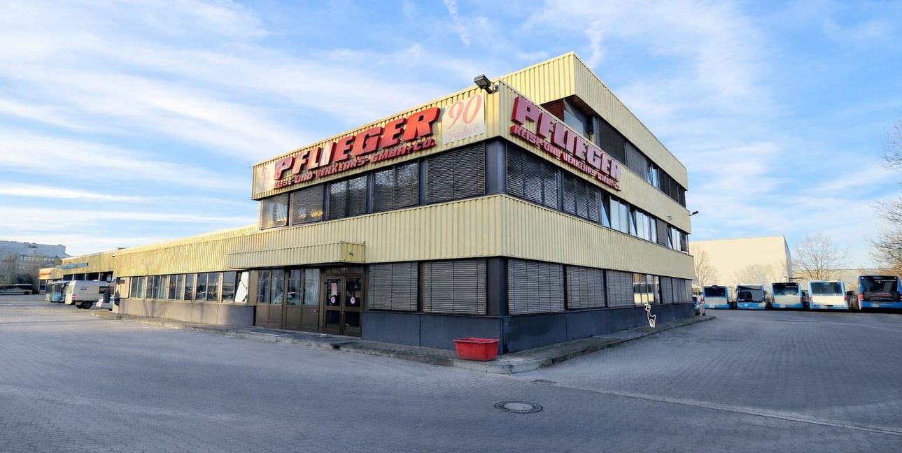 Das Pflieger-Verwaltungsgebäude in der Wolf-Hirth-Straße in Böblingen-Hulb.