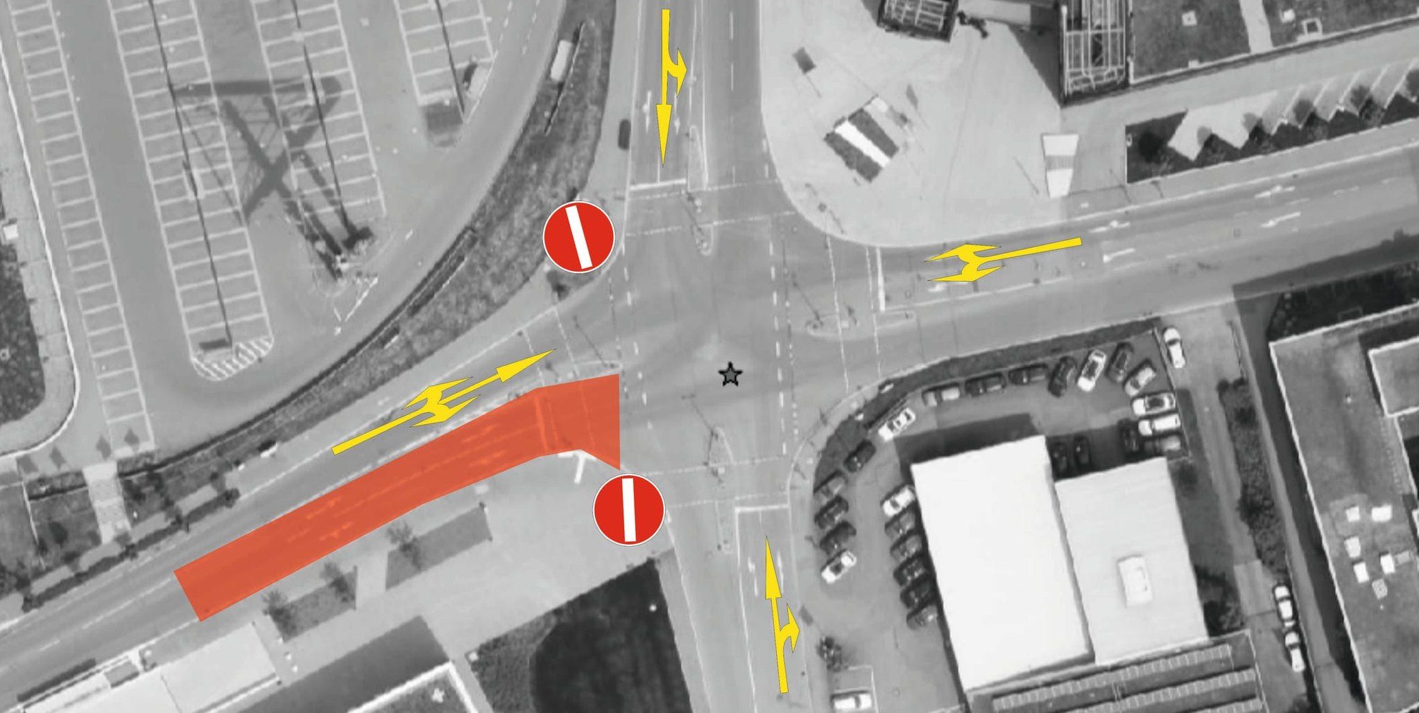 So sehen die Verkehrsbeziehungen ab Montag aus.