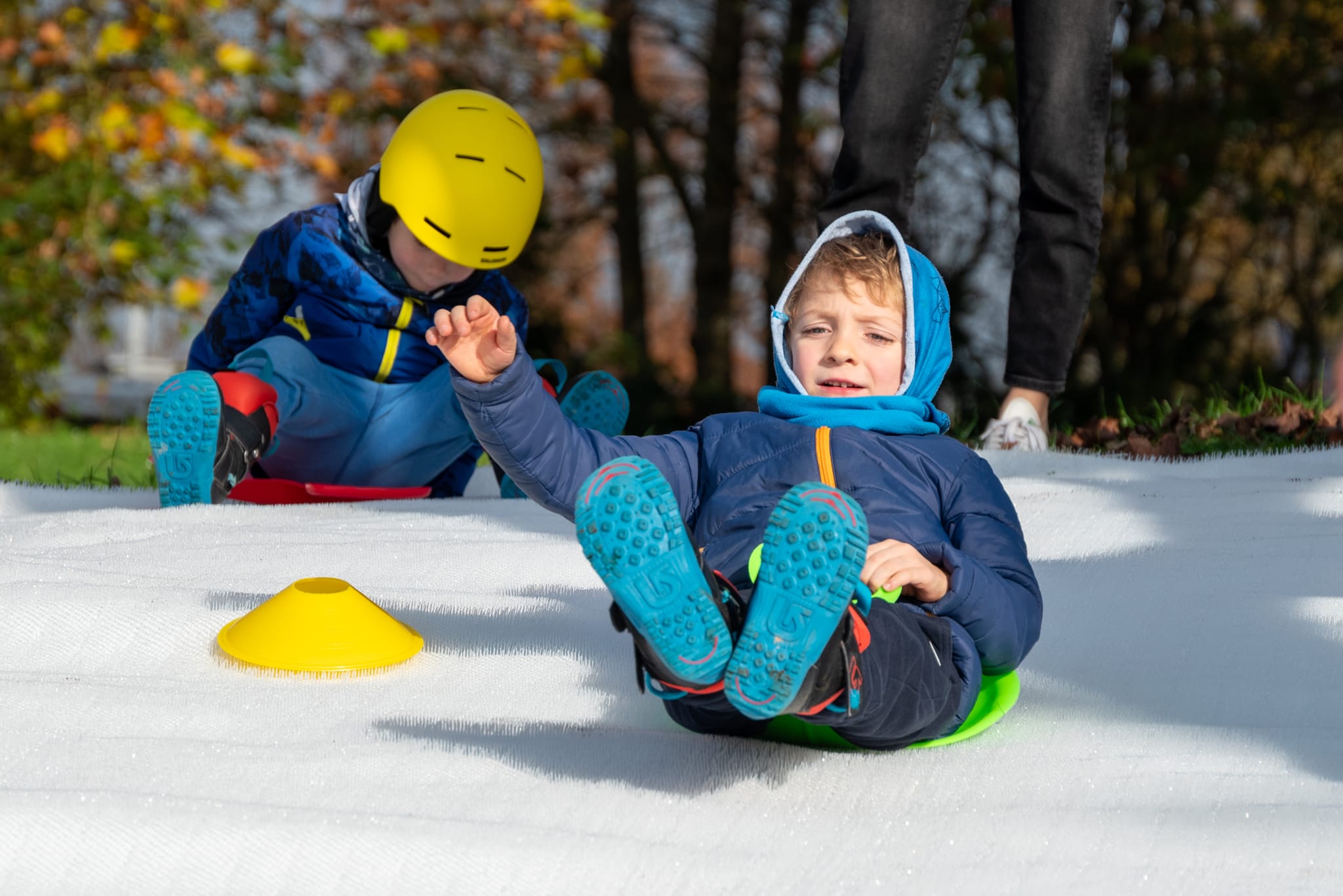 Jonas Schill findet nicht nur Snowboarden klasse.