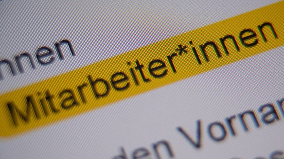 In den Bundesministerien werden keine Sonderzeichen für geschlechtergerechte Formulierungen verwendet. (Symbolbild)