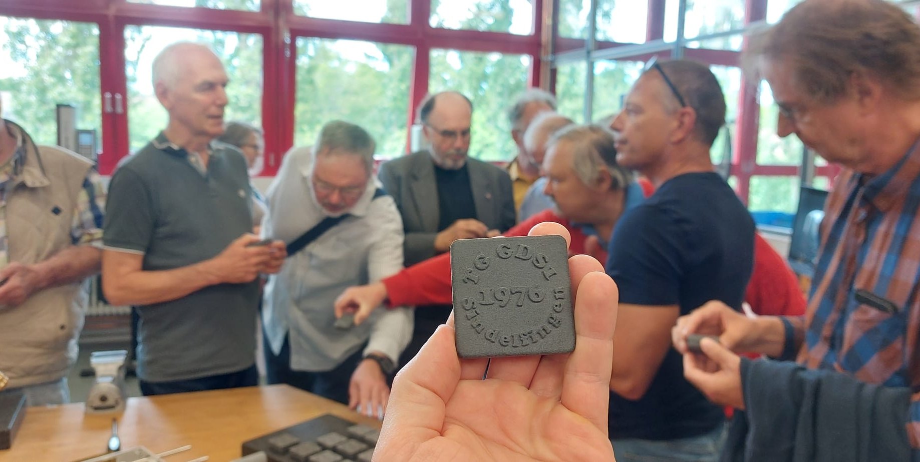 Ein kleines Andenken aus der GDS1-Werkstatt zum 50-jährigen Jubiläum.