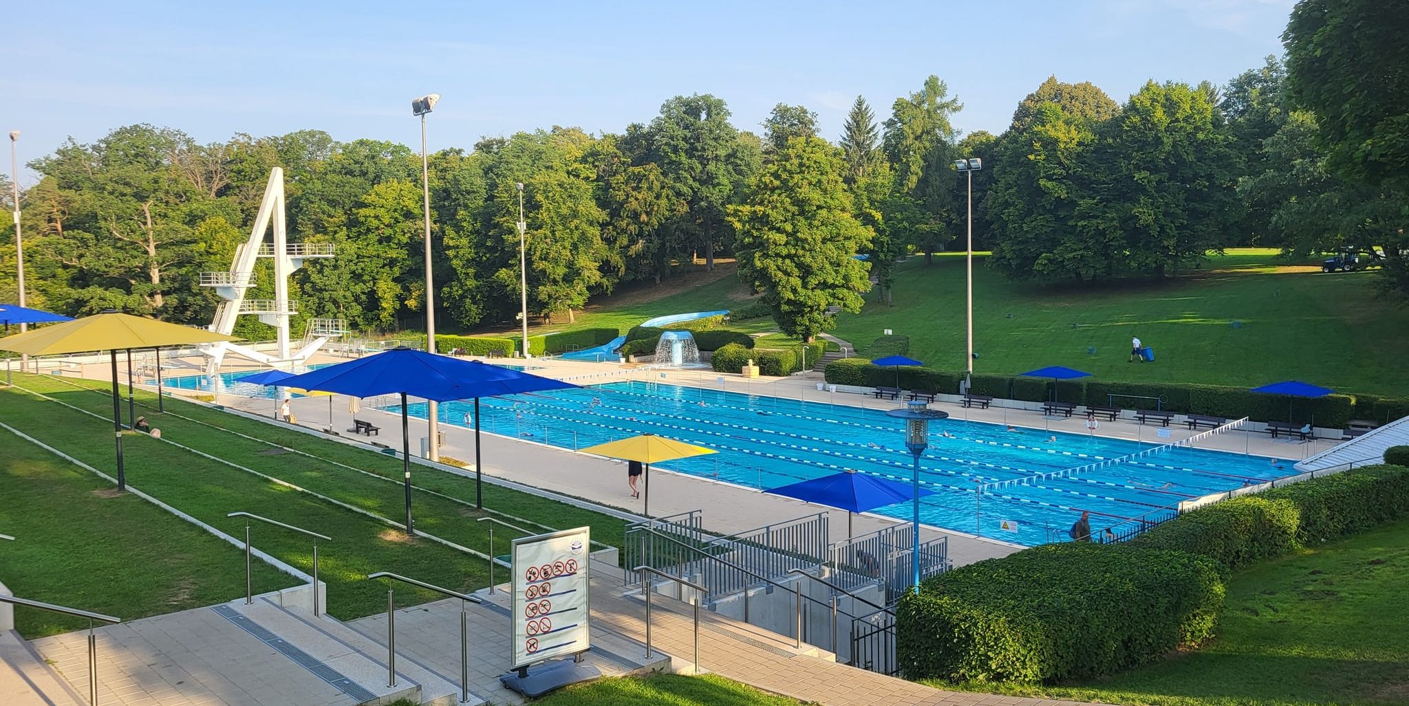Das Sindelfinger Freibad.