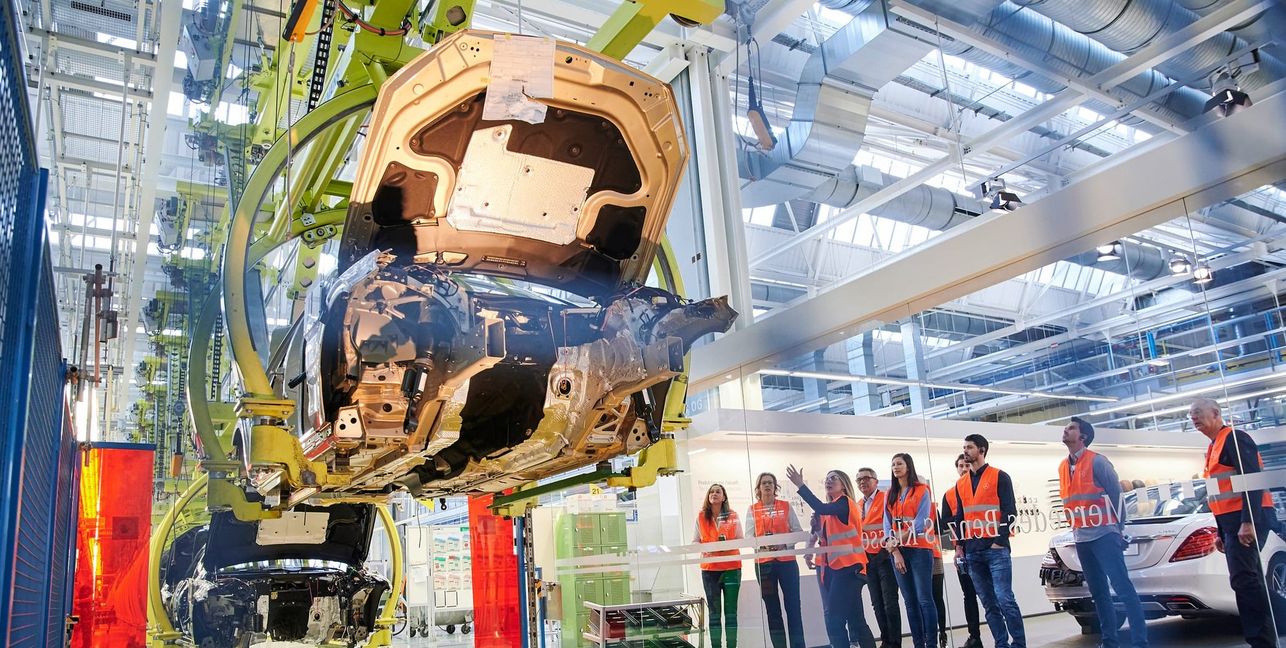 Das Kundencenter im Mercedes-Benz Werk ist in Sindelfingen ein Publikumsmagnet. 	Bild: Mercedes-Benz AG