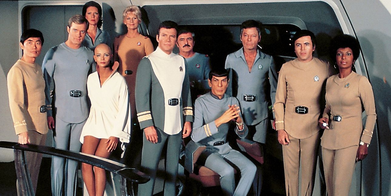 "Star Trek: Der Film": Auch an die neuen Uniformen an Bord des Raumschiffs Enterprise musste man sich 1979 erst noch gewöhnen.