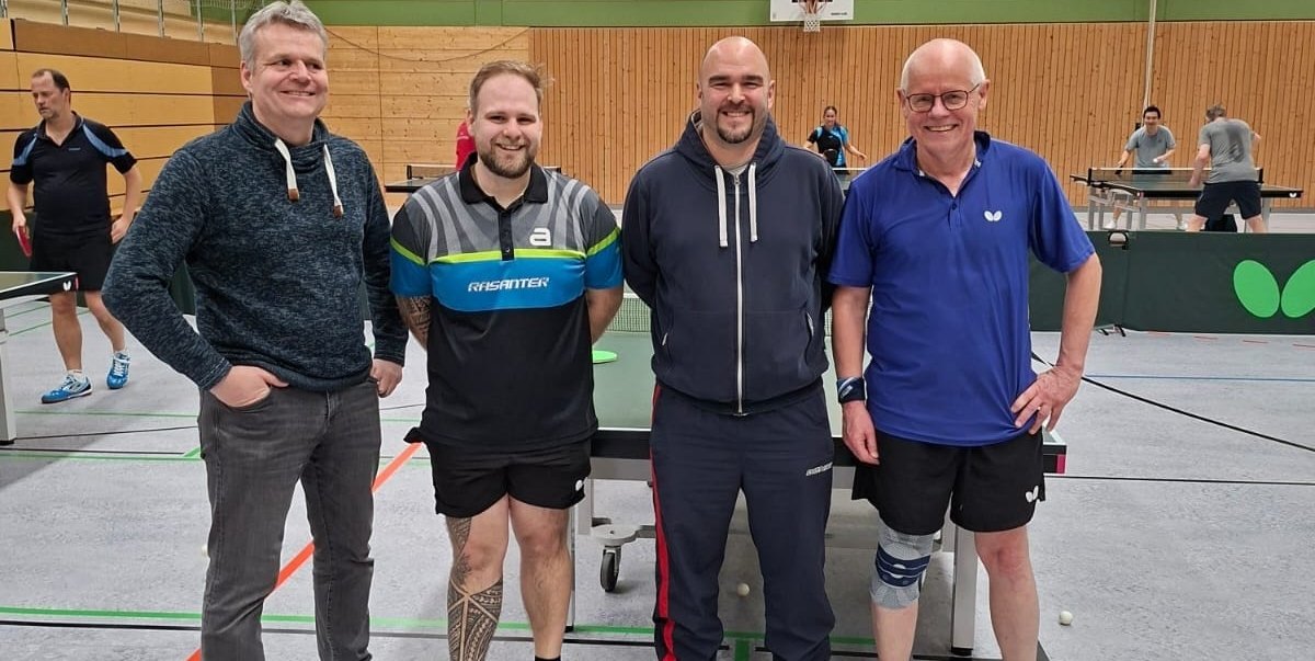 Das sind die SG-Macher: Thorsten Voges (TSV Grafenau), Lorenz Kaschuba (SpVgg Weil der Stadt), Michael Widmaier (TSV Grafenau) und Thomas Verleih (SpVgg Weil der Stadt /von links).