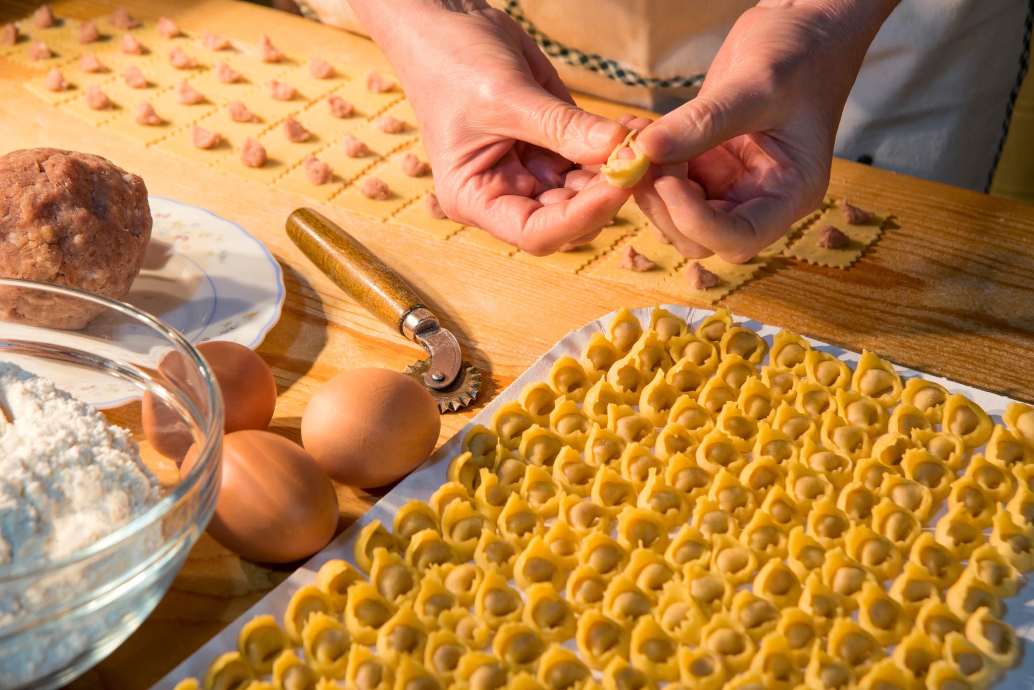 Ohne handgemachte Pasta geht in einem italienischen Haushalt nichts.