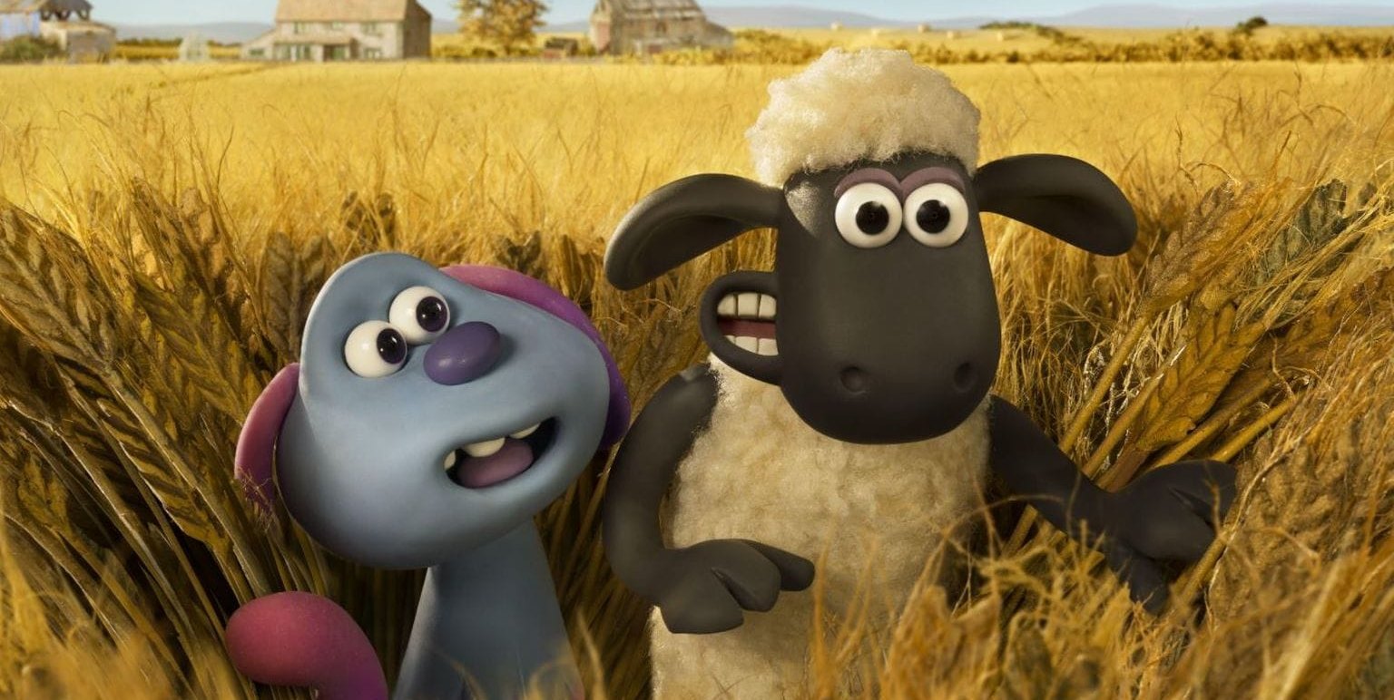 Lu-la und Shaun verstecken sich im Kornfeld.