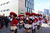 Narren, Hexen und tolle Stimmung beim Böblinger Rosenmontagsumzug.