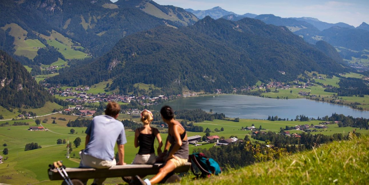 Blick auf den Walchsee. Bild: TVB Kaiserwinkl