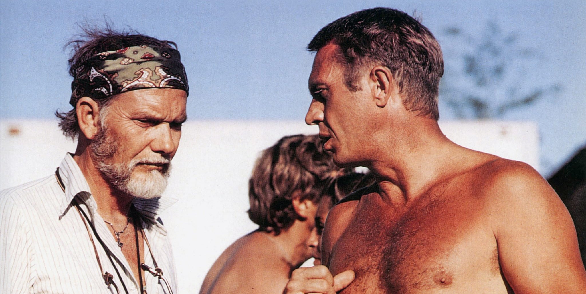 1972: Sam Peckinpah und Steve McQueen.