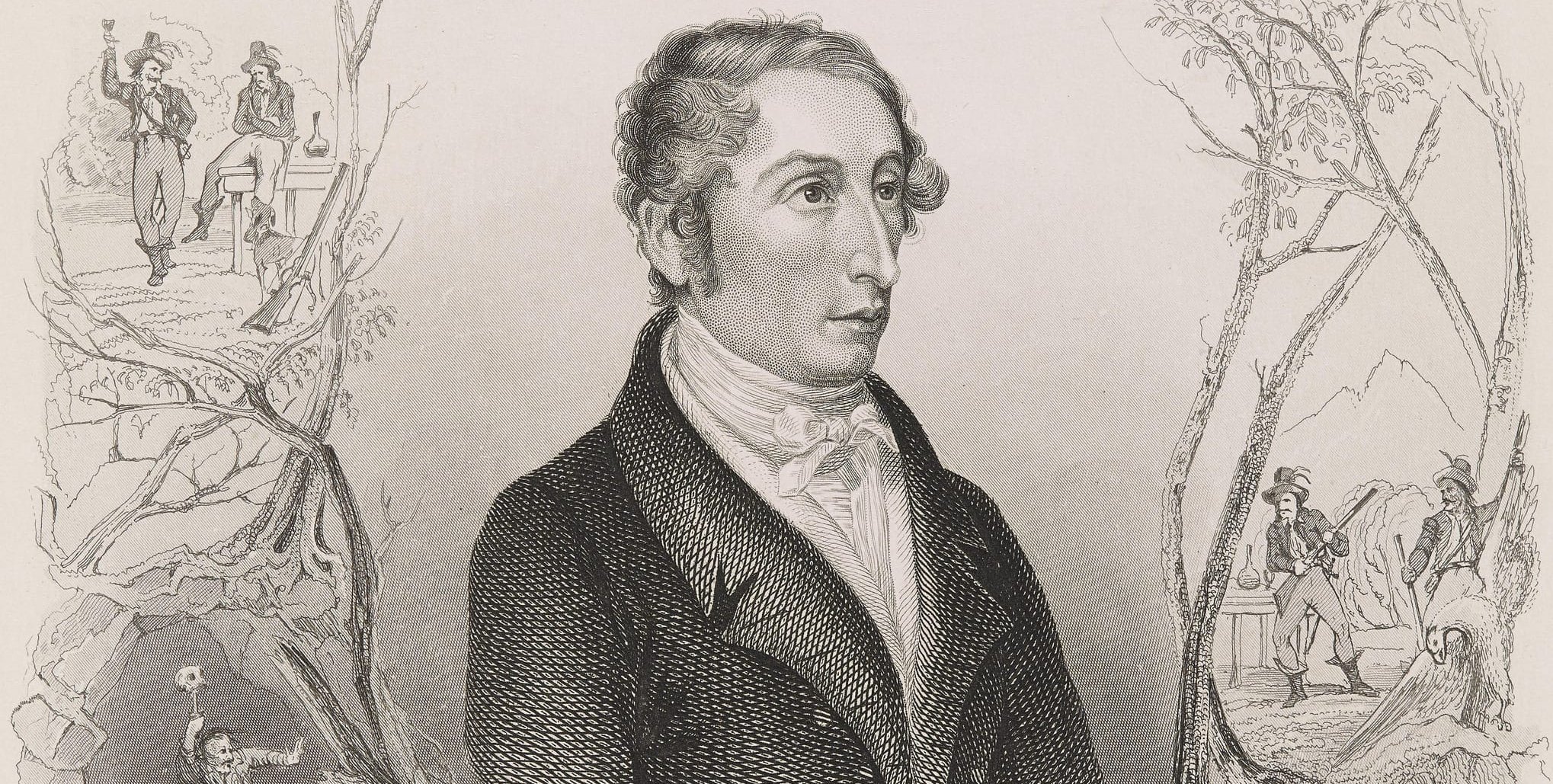 Der deutsche Komponist und Dirigent Carl Maria von Weber (1786 bis 1826).