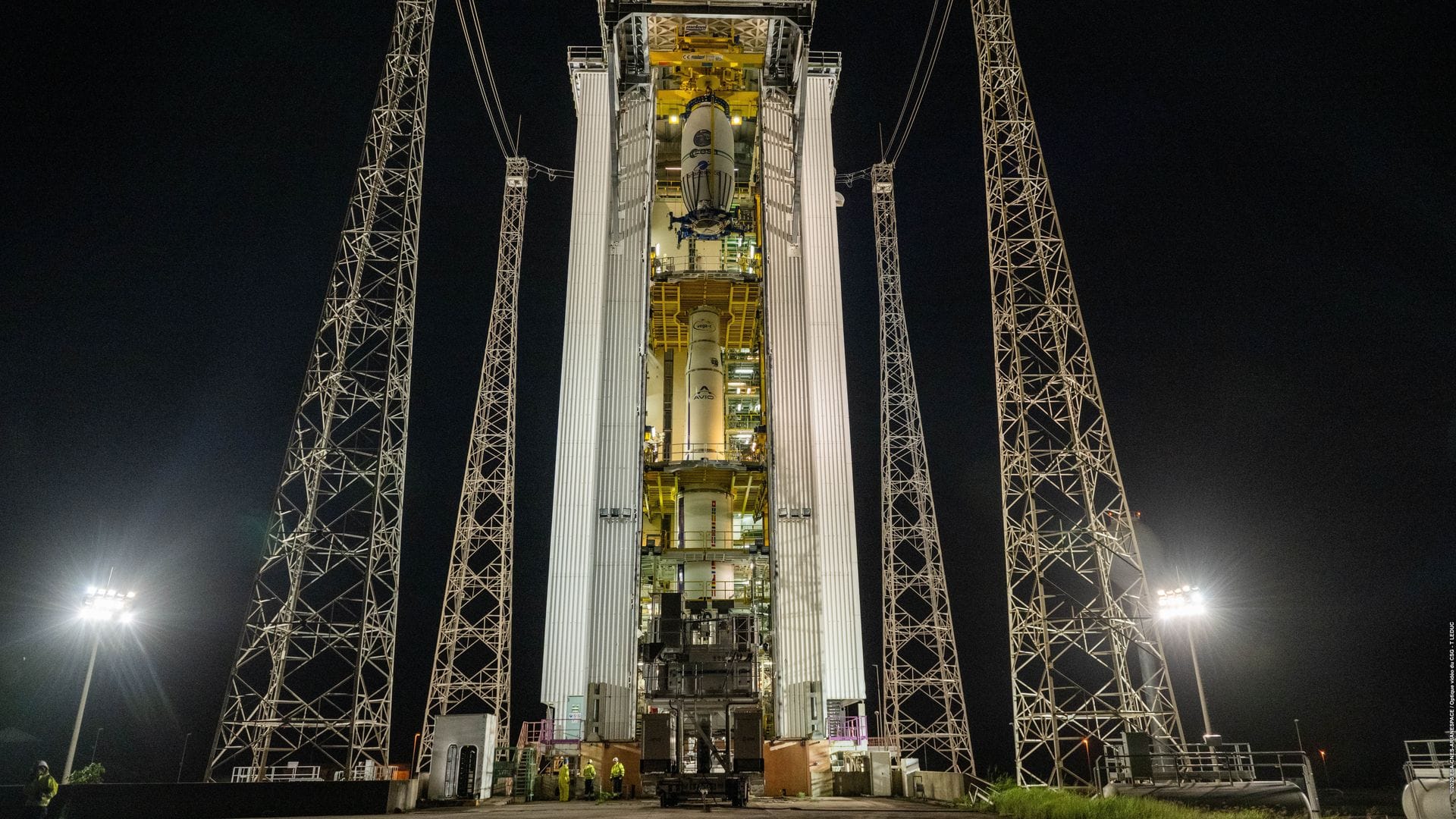 Eine Vega-C-Trägerrakete soll den „Biomass“-Satelliten der ESA vom Weltraumbahnhof Kourou in