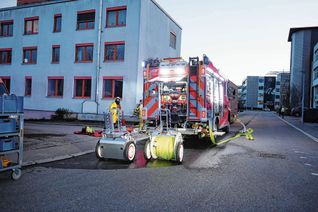 Die Feuerwehr rückte zu einem größeren Einsatz aus.