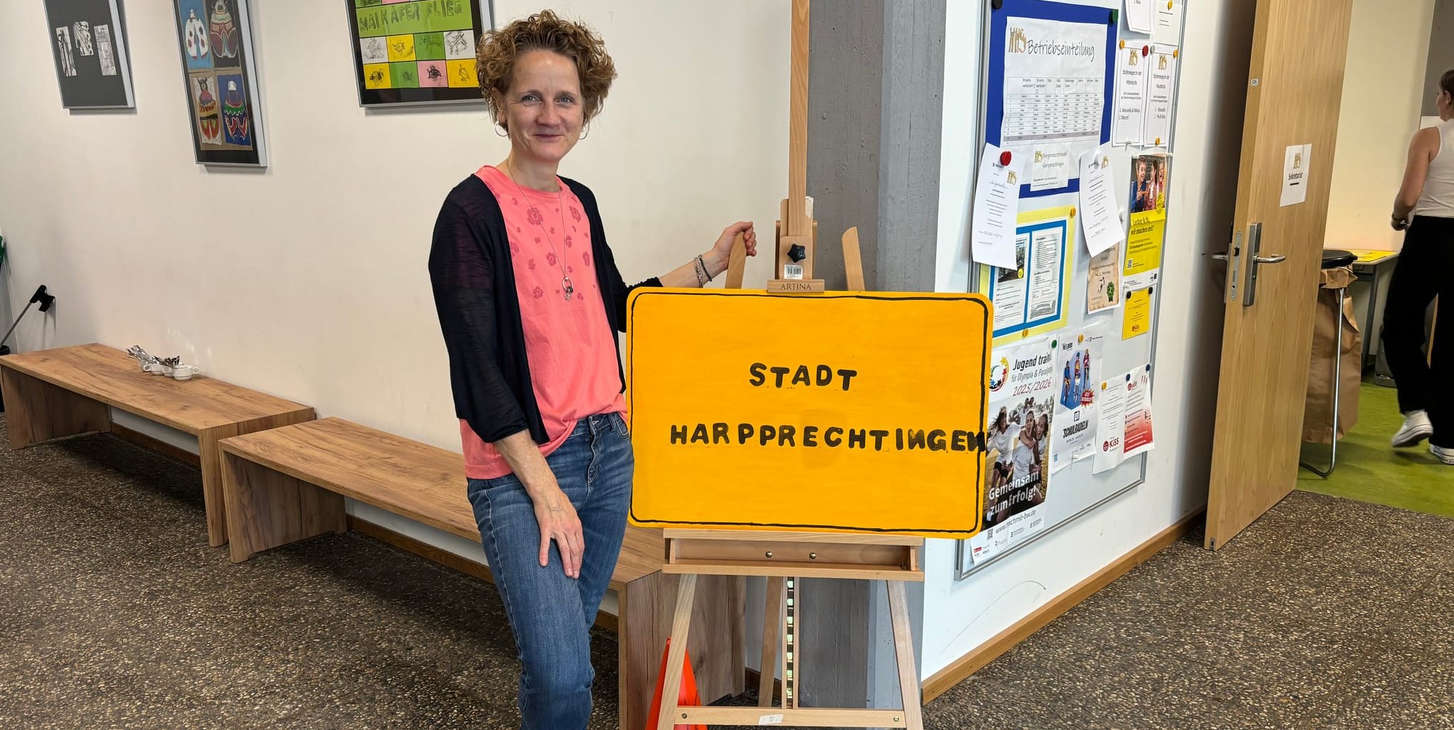 Schulleiterin Maike Diener freut sich, dass die Stadt Harpprechtingen so gut funktioniert.