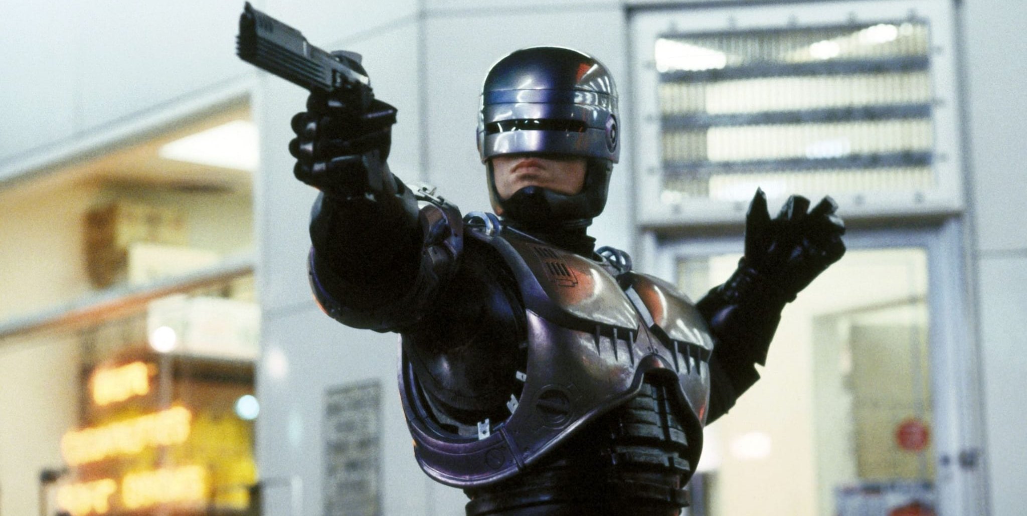 „Halt, oder ich schieße“: Peter Weller in „RoboCop“.