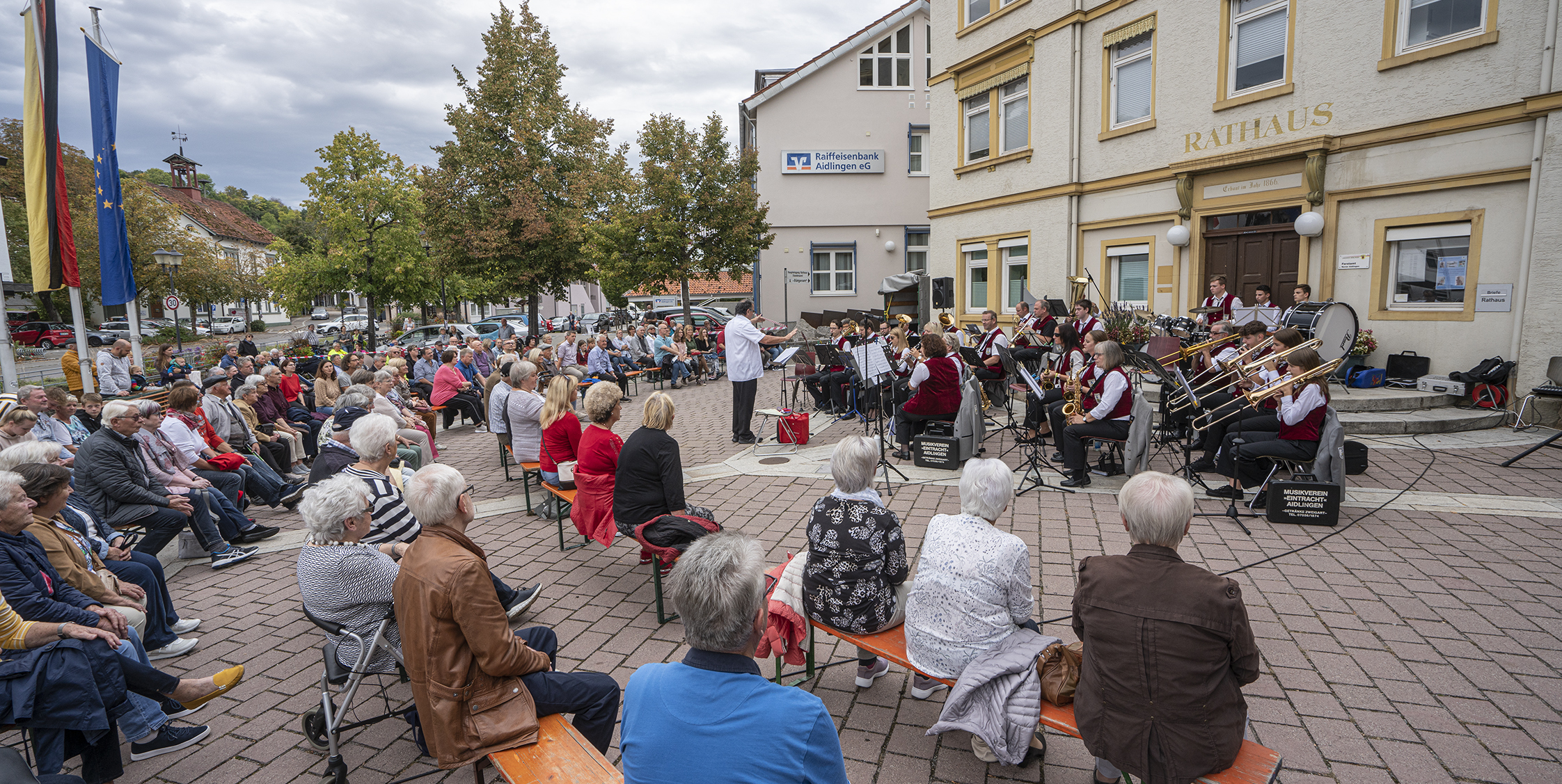 Beim Festakt für den Martin-Häge-Platz spielt am Samstag der Musikverein Eintracht Aidlingen.