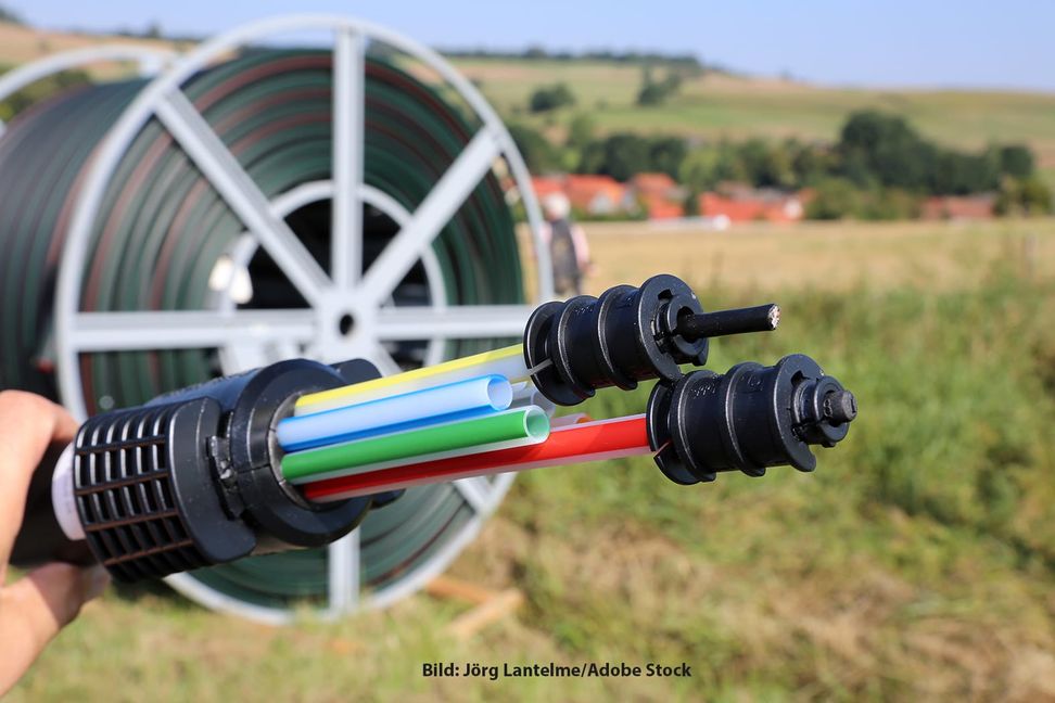 Der Kreis Böblingen ist spitze beim Glasfaser-Ausbau in der Region Stuttgart.