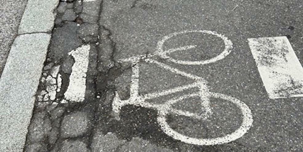 Ein Sindelfinger Radweg.