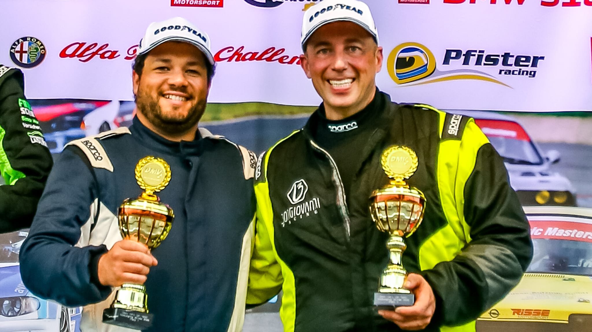 Alfonso Bongiovanni (rechts) und Patrick Neider eroberten am Nürburgring Rang zwei.