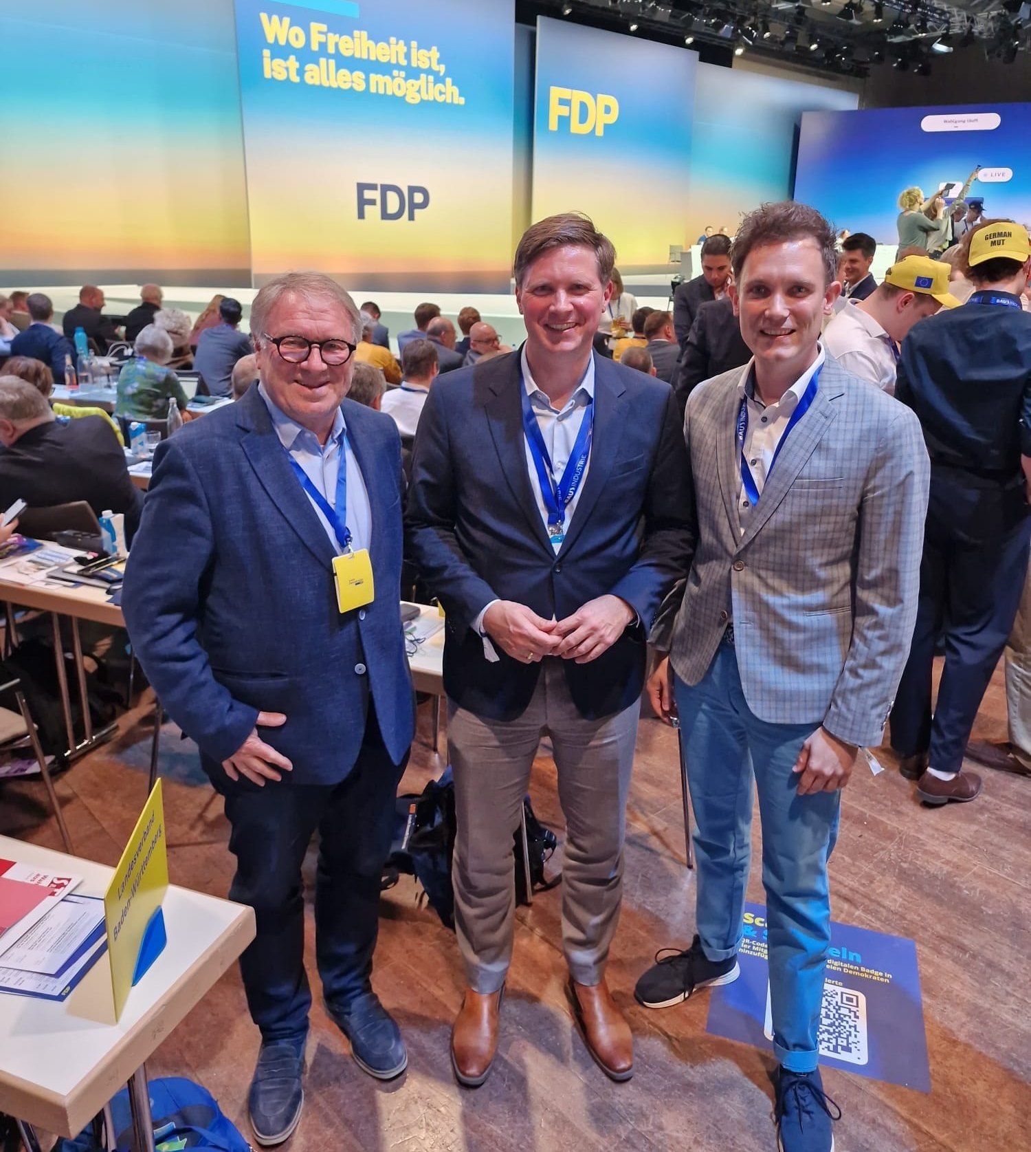 Von links: Jürgen Haar, Dr. Florian Toncar und Andreas Weik.
