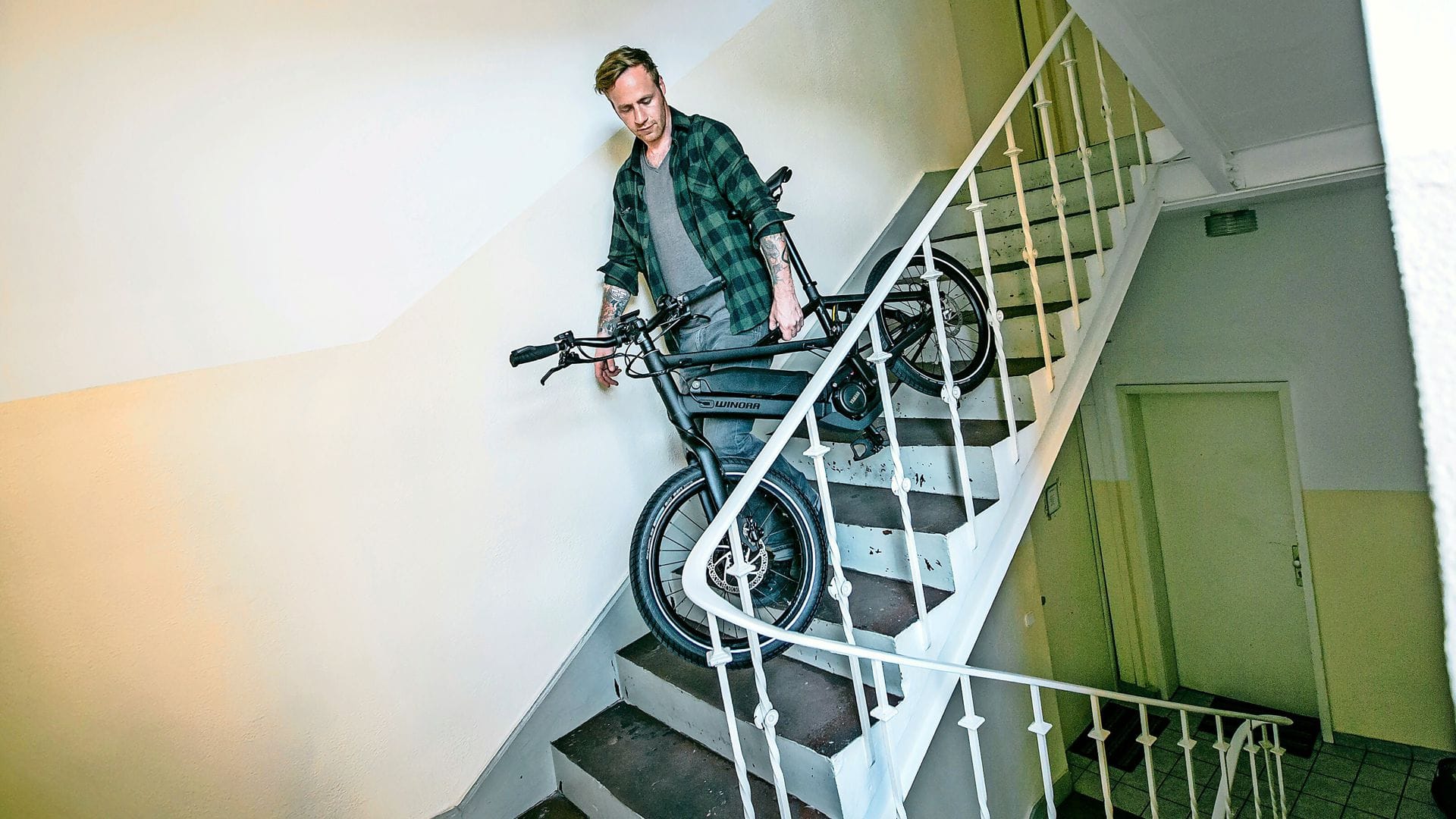 Das E-Bike muss nicht unbedingt im Keller lagern.