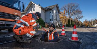 Kanal- und Wasserleitungen erfordern ständig Sanierungen.