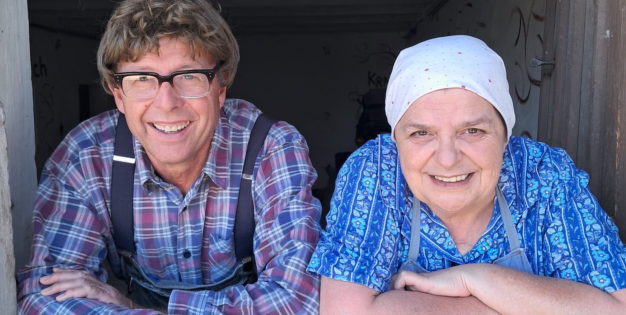 Hillu Stoll und Franz Auber pflegen als Duo das Älbler-Schwäbisch.