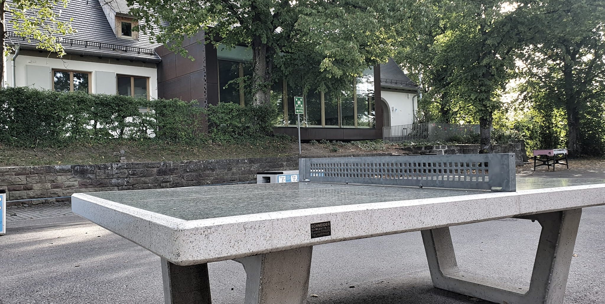 Vor dem Vereinshaus in Maichingen ist wieder Ruhe eingekehrt.